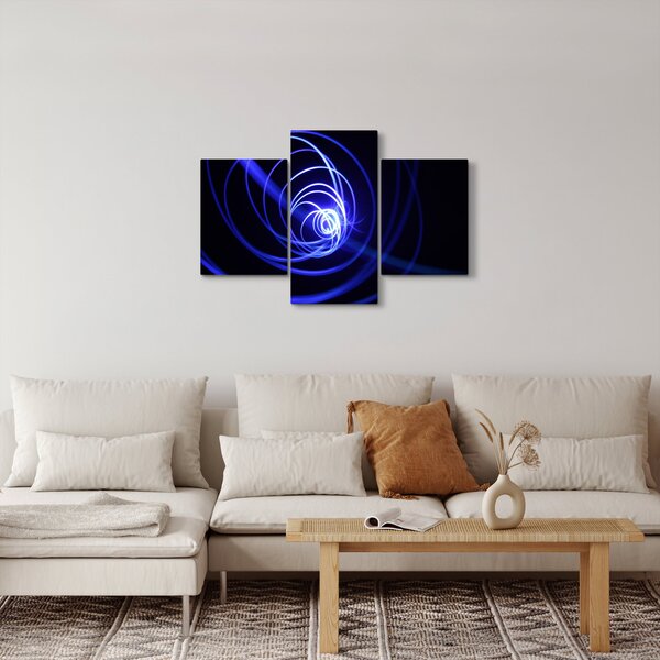 Slika plavih spirala (90x60 cm)