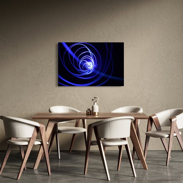Slika plavih spirala (90x60 cm)