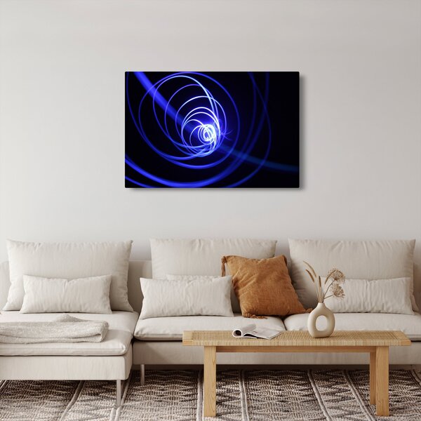 Slika plavih spirala (90x60 cm)