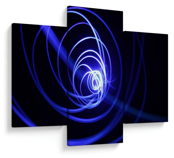 Slika plavih spirala (90x60 cm)