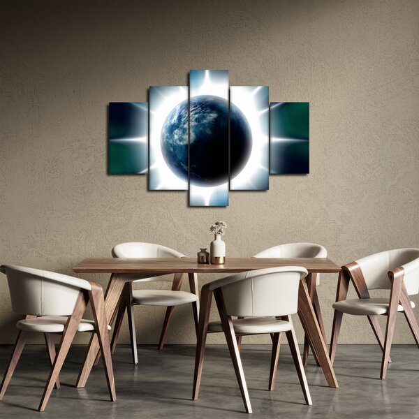 Slika osvijetlenog planeta (150x105 cm)
