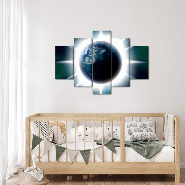 Slika osvijetlenog planeta (150x105 cm)