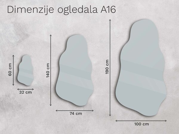 Organsko ogledalo s LED osvjetljenjem A16