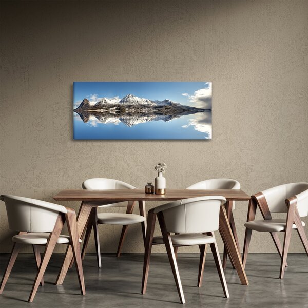 Slika planina i njihov odraz (120x50 cm)