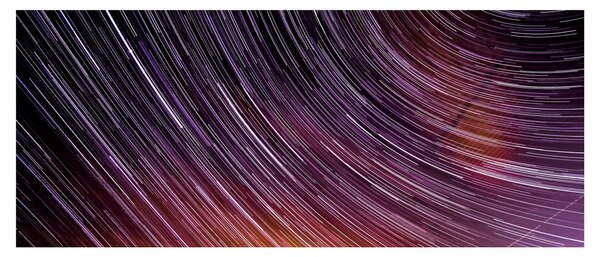 Slika zamagljenih zvijezda na nebu (120x50 cm)