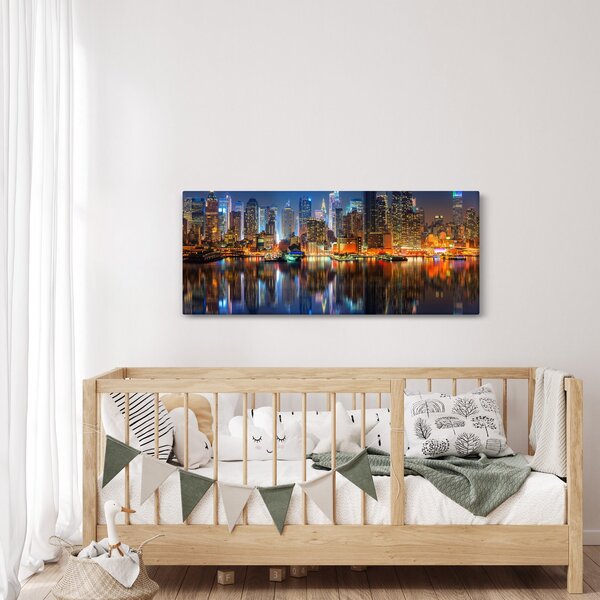 Slika Manhattana noću (120x50 cm)