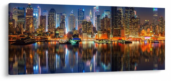 Slika Manhattana noću (120x50 cm)