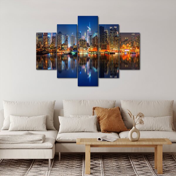 Slika Manhattana noću (150x105 cm)