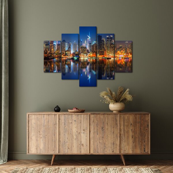 Slika Manhattana noću (150x105 cm)
