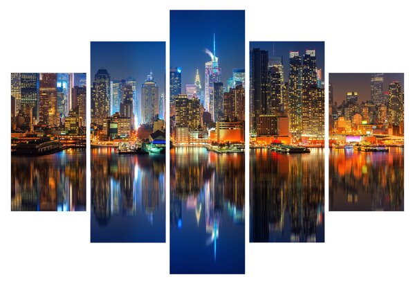 Slika Manhattana noću (150x105 cm)
