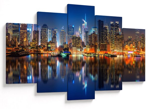 Slika Manhattana noću (150x105 cm)