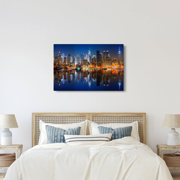 Slika Manhattana noću (90x60 cm)