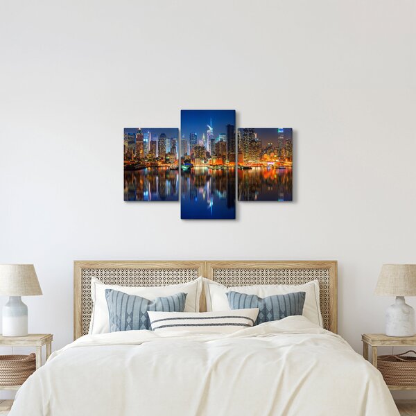 Slika Manhattana noću (90x60 cm)