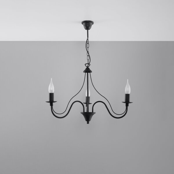 Luster MINERWA 3 crna