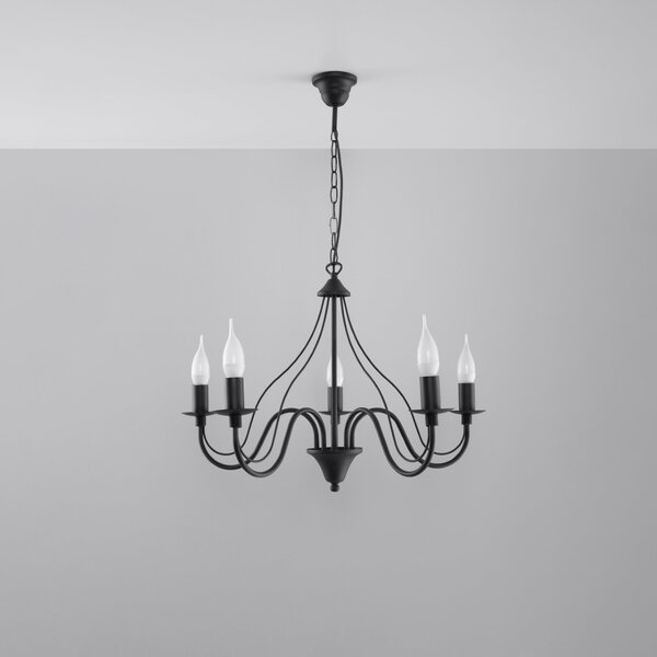 Luster MINERWA 5 crna