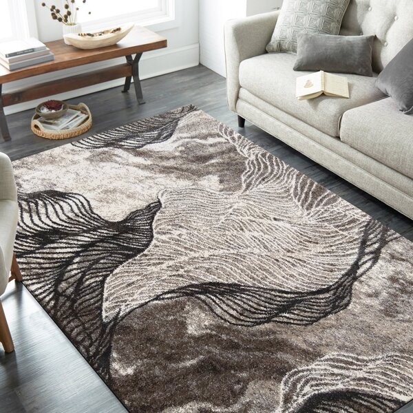 Sofisticirani smeđi tepih sa zanimljivim dizajnom Širina: 80 cm | Duljina: 150 cm