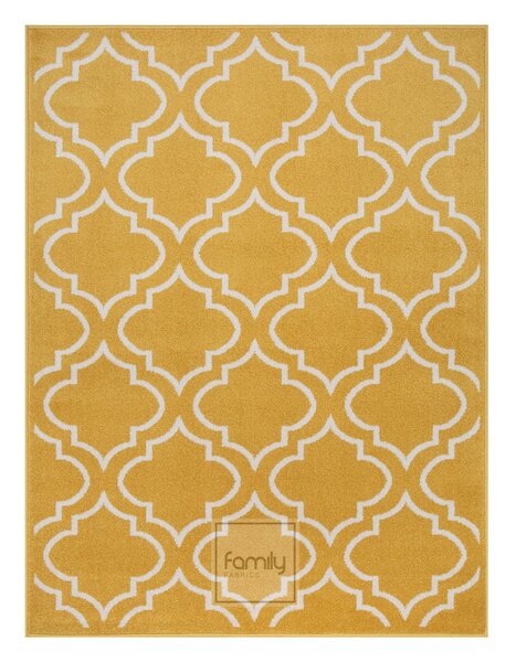 Jedinstveni žuti tepih u skandinavskom stilu Širina: 80 cm | Duljina: 150 cm