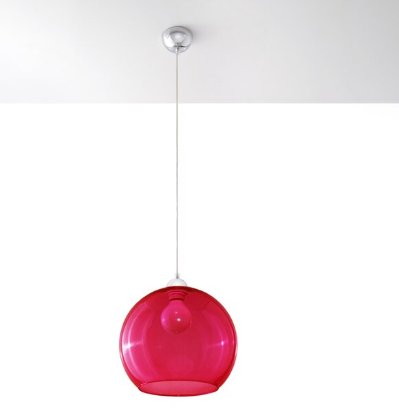 Viseća svjetiljka BALL crvena