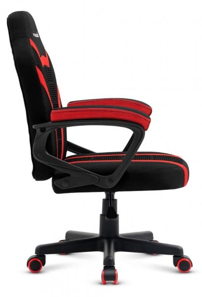 Kvalitetna dječja gaming stolica u crnoj i crvenoj boji