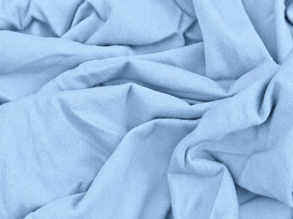 Jersey plahta EXCLUSIVE ledeno plava 90 x 200 cm