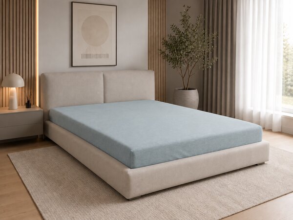 Jersey plahta EXCLUSIVE siva 180 x 200 cm