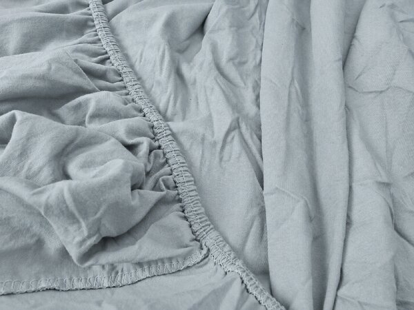 Jersey plahta EXCLUSIVE siva 180 x 200 cm