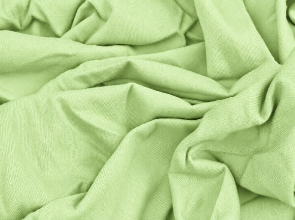 Jersey plahta EXCLUSIVE svijetlo zelena 90 x 200 cm