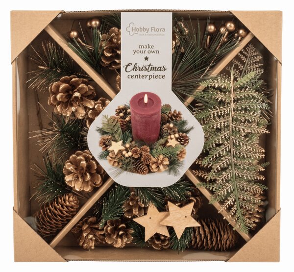 Kreativni set DIY CHRISTMAS za izradu vijenaca i dekoracija - različite specifikacije