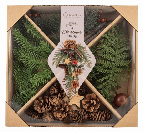 Kreativni set DIY CHRISTMAS za izradu vijenaca i dekoracija - različite specifikacije