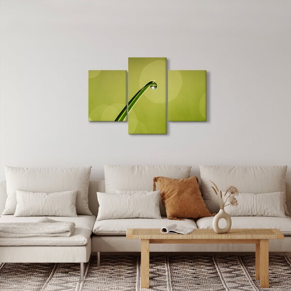 Slika kapi vode na travi (90x60 cm)