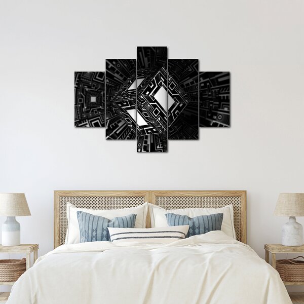 Slika apstraktne kocke (150x105 cm)