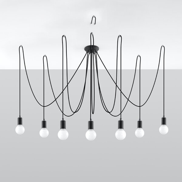 Luster EDISON 7 crna