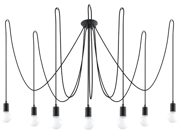 Luster EDISON 7 crna