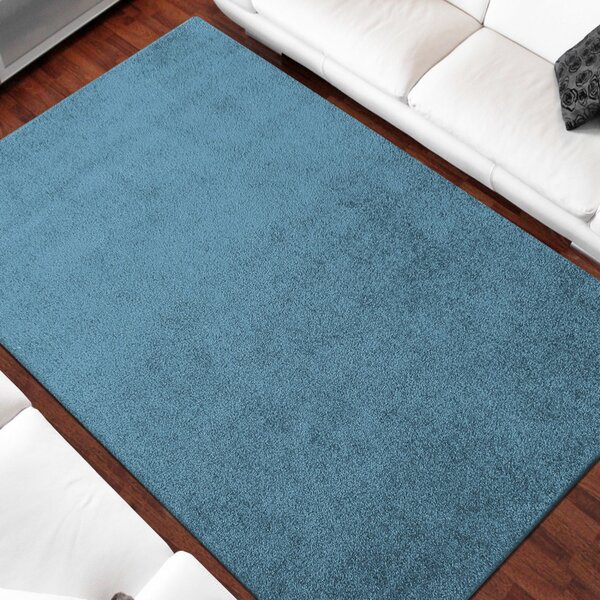 Jednobojni tepih plave boje Širina: 200 cm | Duljina: 300 cm