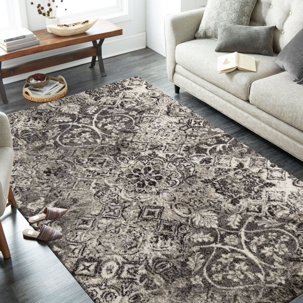 Luksuzni tepih bež-smeđe boje s kvalitetnom izradom Širina: 80 cm | Duljina: 150 cm