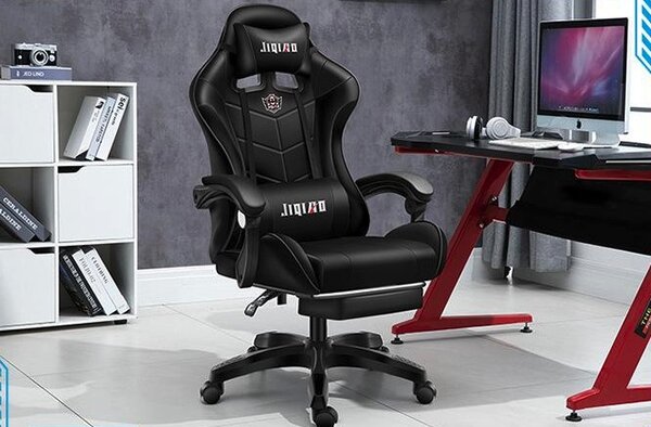 Udobna gaming stolica u crnoj boji