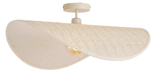 Moderna stropna svjetiljka bež 65 cm - Hat