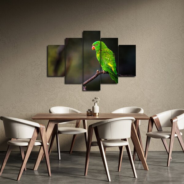Slika papige na grani (150x105 cm)