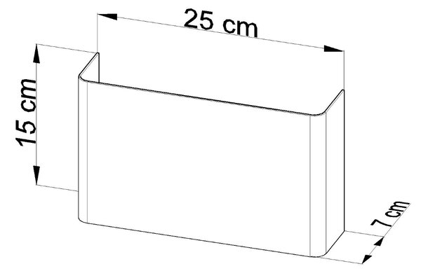 Zidna svjetiljka COPERTURA