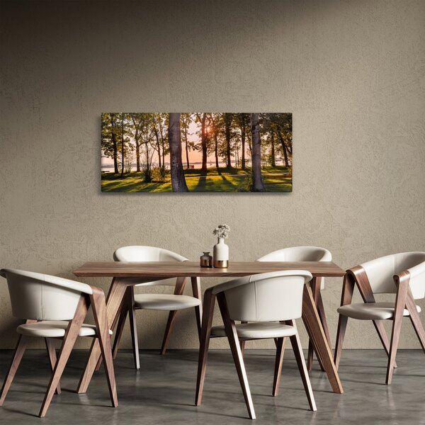 Slika drveća uz jezero (120x50 cm)