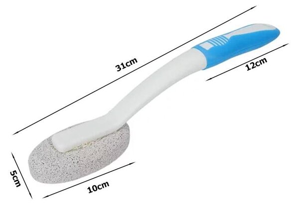 Krtača iz vulkanskega plovca za čiščenje kopalnice 31cm akcija