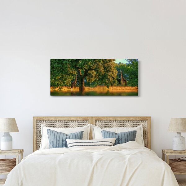Slika žirafe u divljini (120x50 cm)