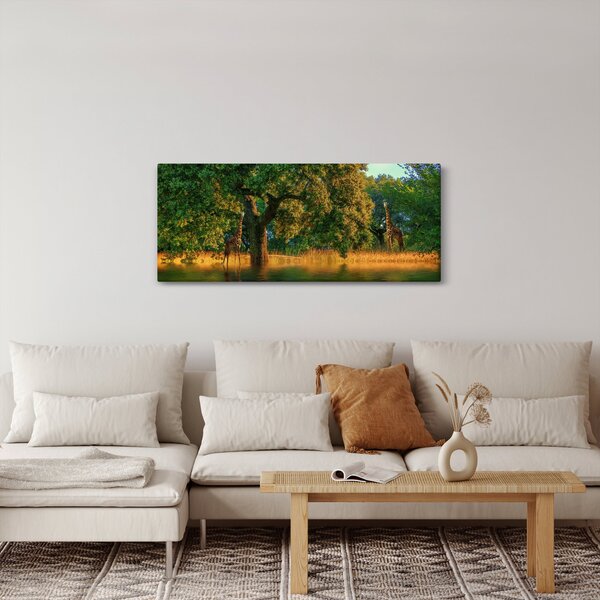 Slika žirafe u divljini (120x50 cm)