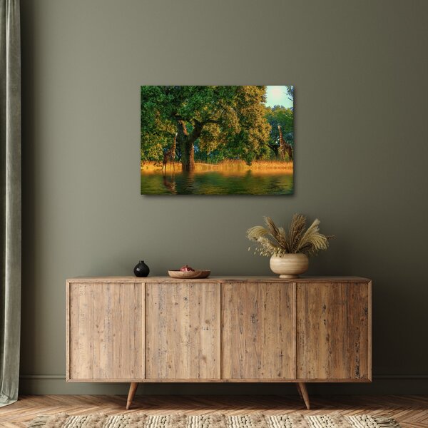 Slika žirafe u divljini (70x50 cm)