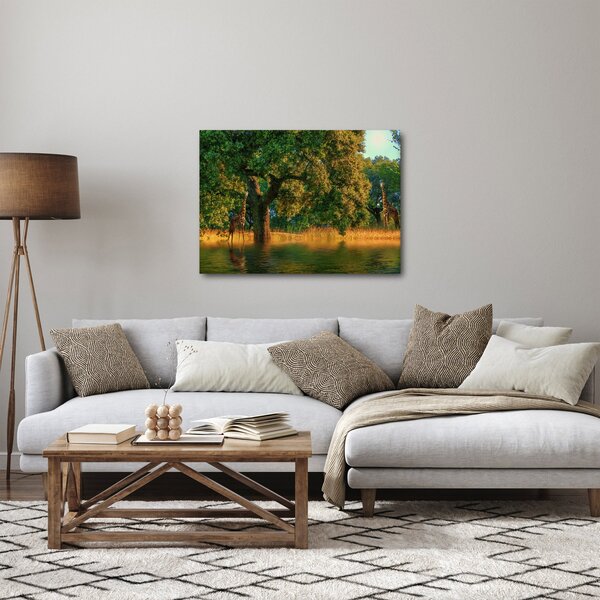 Slika žirafe u divljini (70x50 cm)