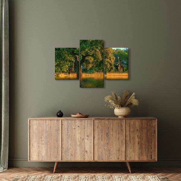 Slika žirafe u divljini (90x60 cm)