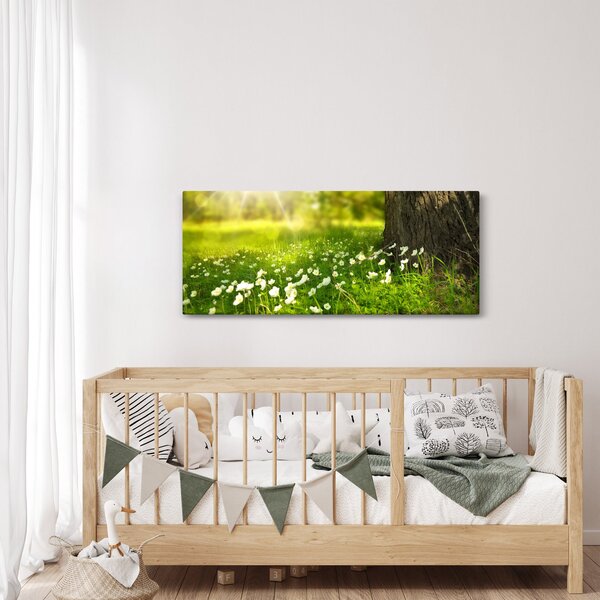Slika proplanaka i cvijeća (120x50 cm)