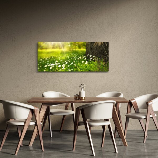 Slika proplanaka i cvijeća (120x50 cm)