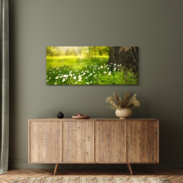 Slika proplanaka i cvijeća (120x50 cm)