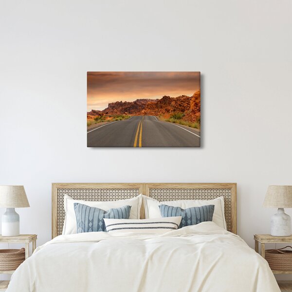 Slika ceste u planinama (90x60 cm)